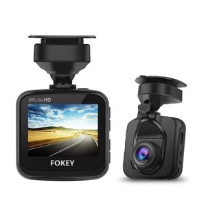 1080P FHD DVR Car Dashboard Camera Recorder with 170° Wide Angle Lens In Silver
